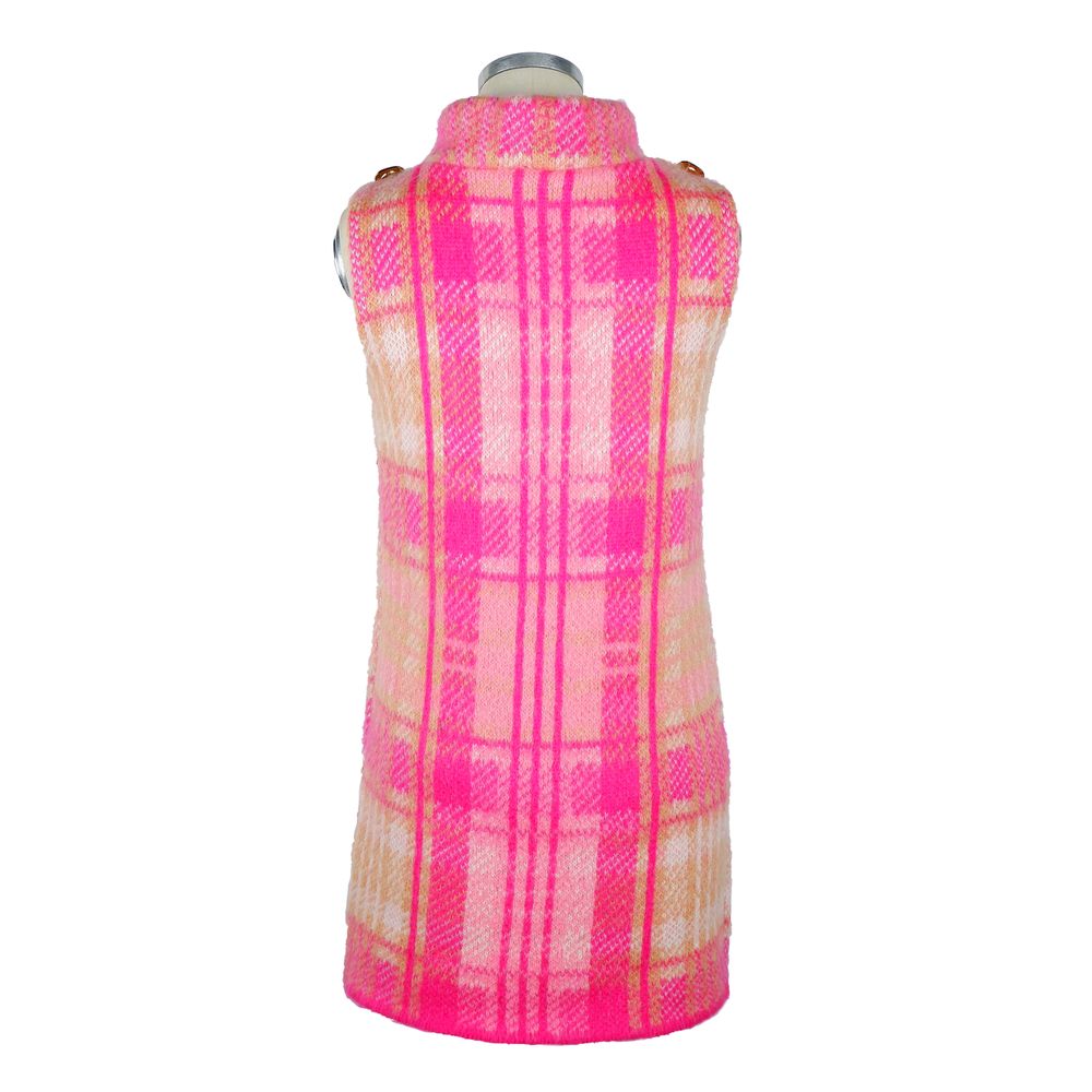 Elisabetta Franchi Fuchsia Marabou Women Dress by Elisabetta Franchi