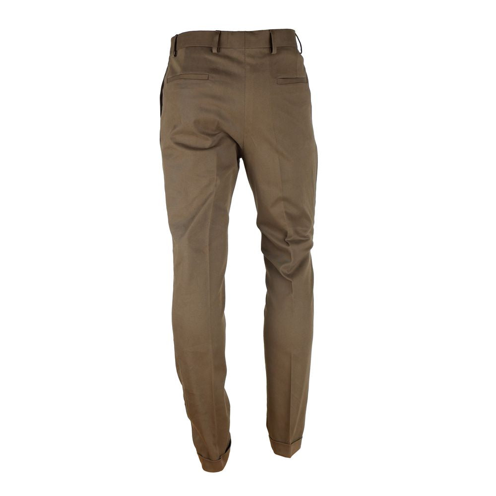 Made in Italy Brown Wool Men Trousers by Made in Italy