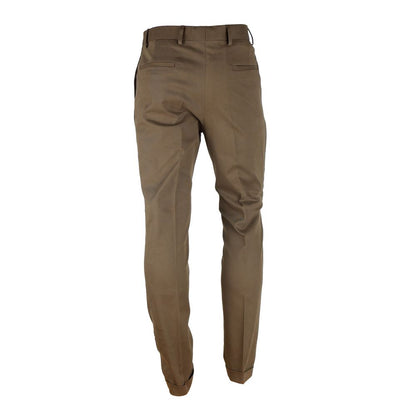 Made in Italy Brown Wool Men Trousers by Made in Italy