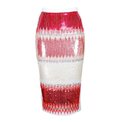 Jupe femme en polyester blanc Elisabetta Franchi