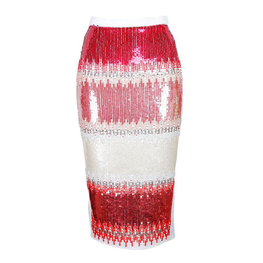 Jupe femme en polyester blanc Elisabetta Franchi