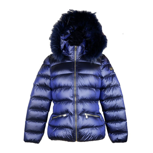 Veste Chic Blue Yes Zee avec fourrure Murmasky