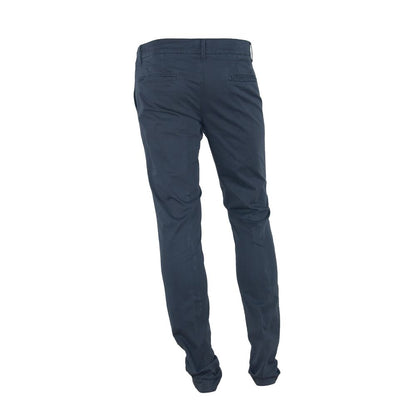 Made in Italy Chic Summer Cotton Blend Trousers by Made in Italy
