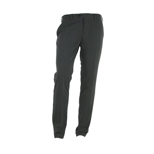 Made in Italy Elegant Italian Gray Trousers for Men by Made in Italy