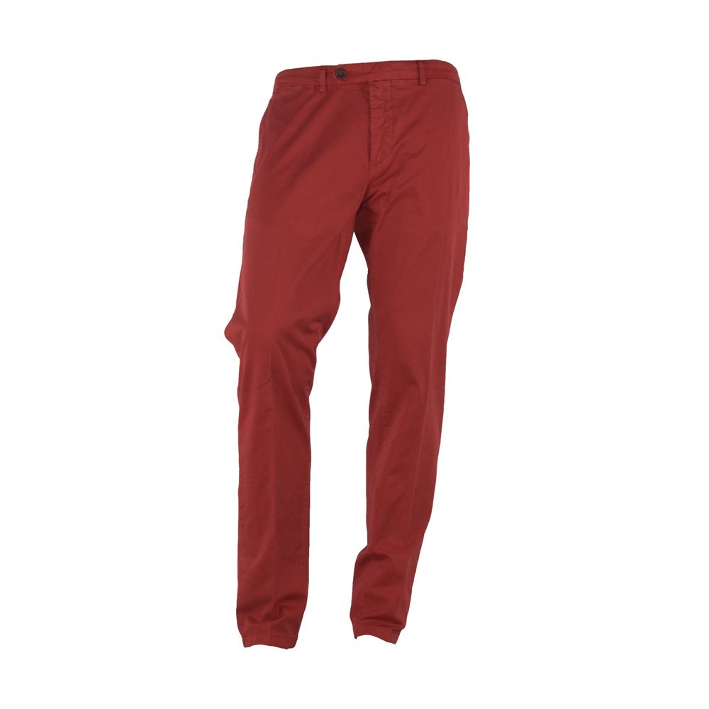 Made in Italy Chic Summer Cotton-Blend Trousers by Made in Italy