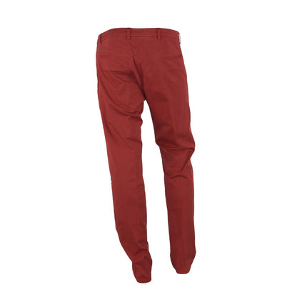Made in Italy Chic Summer Cotton-Blend Trousers by Made in Italy