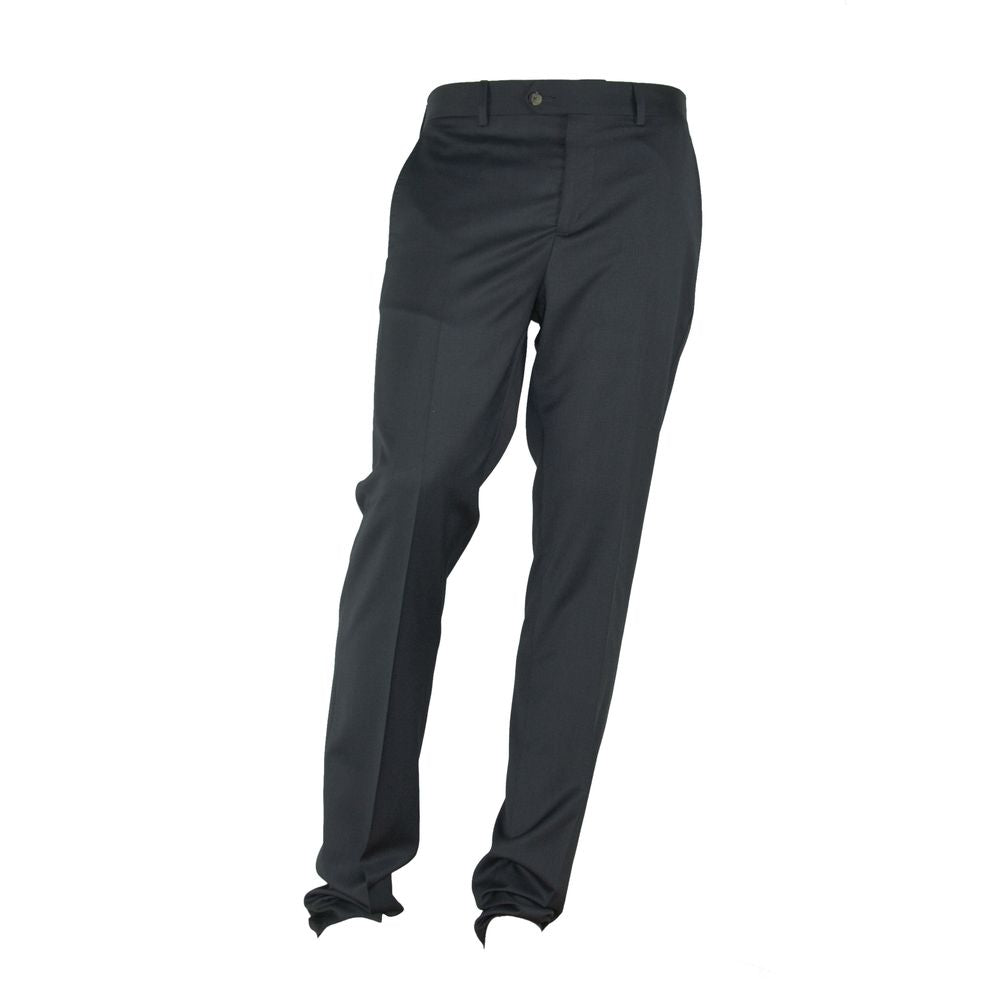 Made in Italy Elegant Italian Gray Trousers by Made in Italy