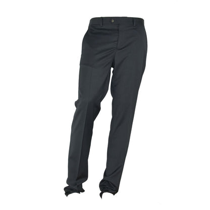 Made in Italy Elegant Italian Gray Trousers by Made in Italy
