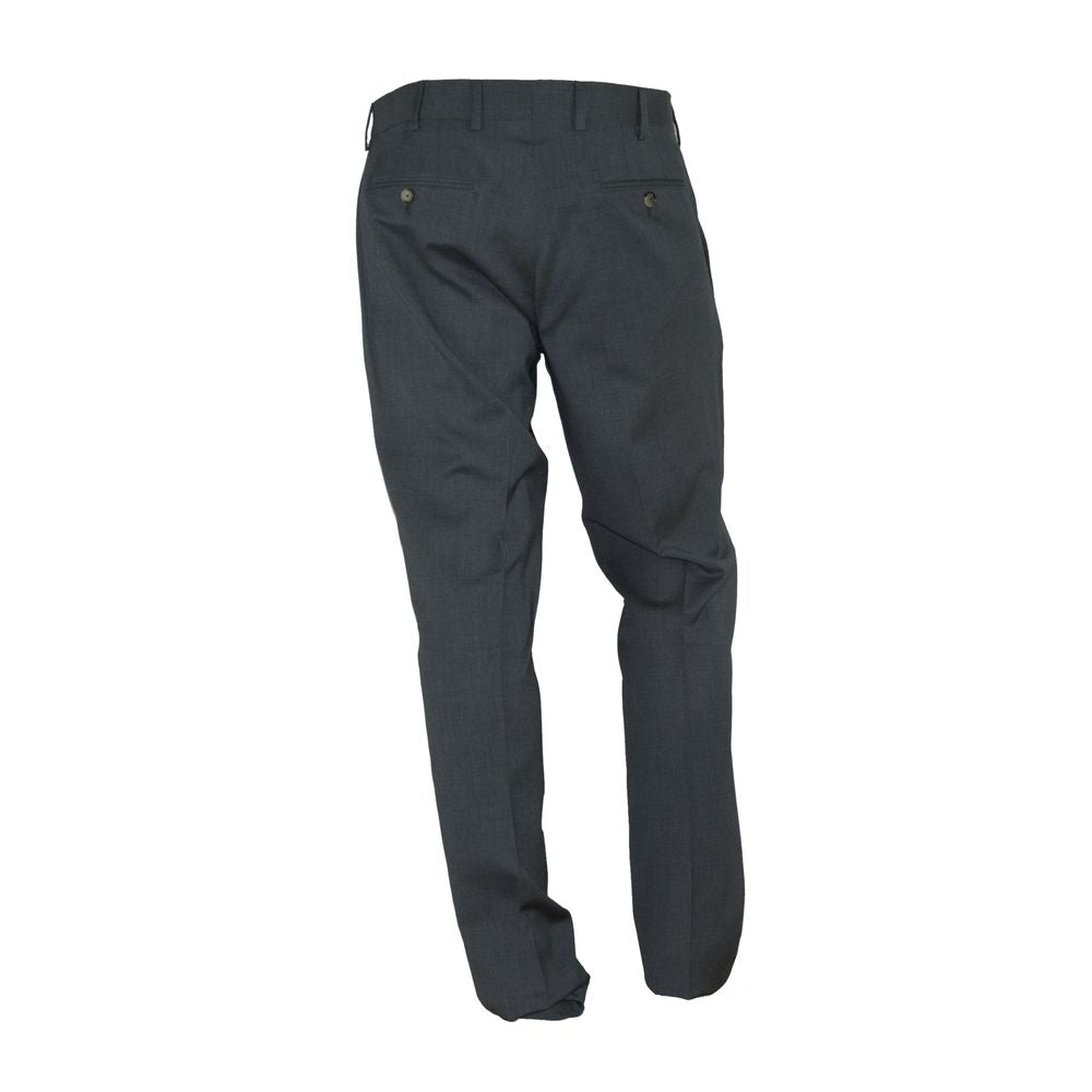 Made in Italy Elegant Italian Gray Trousers by Made in Italy