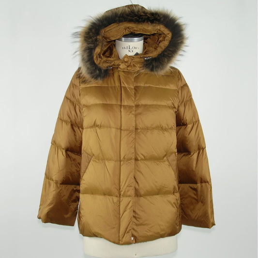 Manteau femme en polyamide jaune Emilio Romanelli