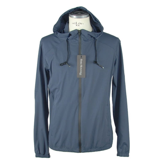 Veste synthétique bleue Emilio Romanelli pour homme