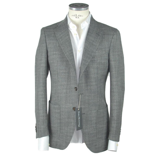 Blazer homme en laine grise Emilio Romanelli