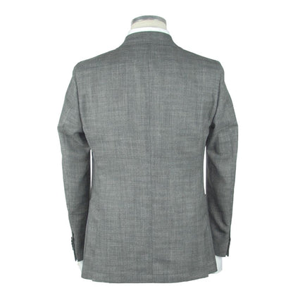 Blazer homme en laine grise Emilio Romanelli