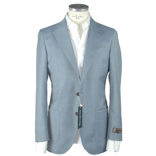 Blazer homme en laine bleu clair Emilio Romanelli