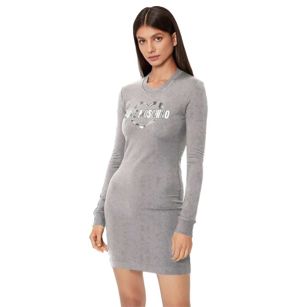 Love Moschino Brown Cotton Women Dress by Love Moschino