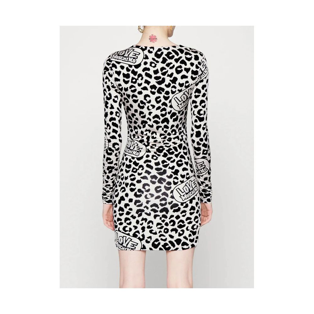Love Moschino White Viscose Women Dress by Love Moschino