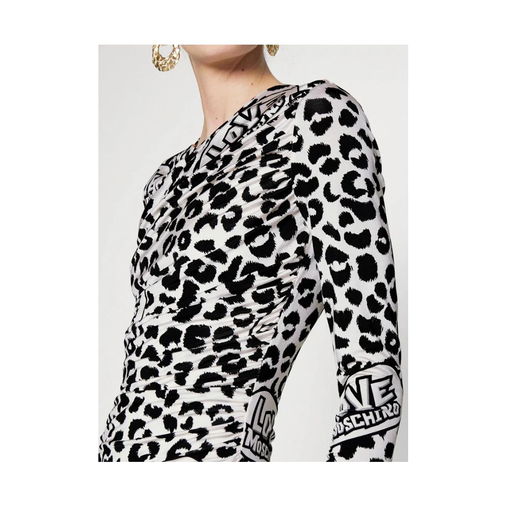 Love Moschino White Viscose Women Dress by Love Moschino