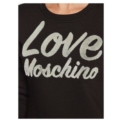 Love Moschino Chic Embossed Logo Cotton Blend Dress by Love Moschino