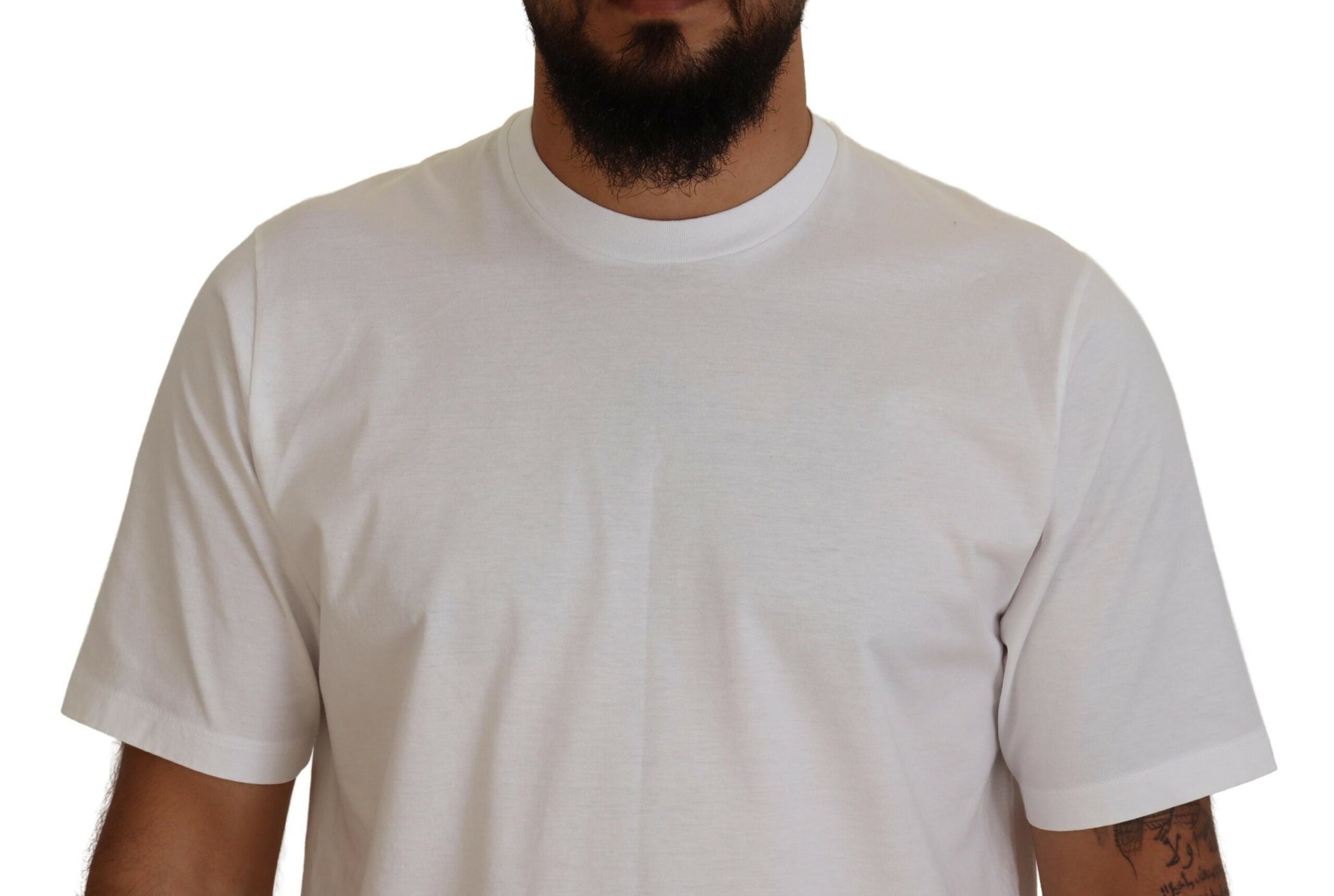 Dsquared² White Cotton Short Sleeves Crewneck T-shirt by Dsquared²