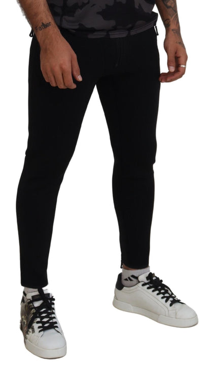 Dsquared² Back Polyamide Slim Fit Logo Print Pants by Dsquared²