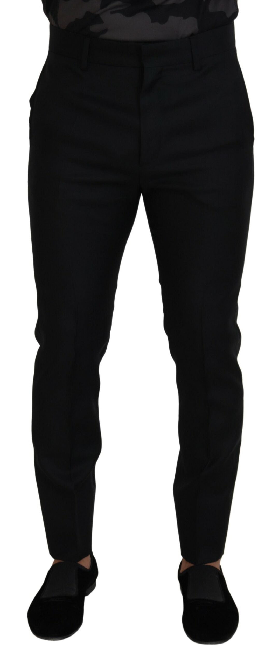 Dsquared² Back Virgin Wool Slim Fit Men Formal Pants by Dsquared²
