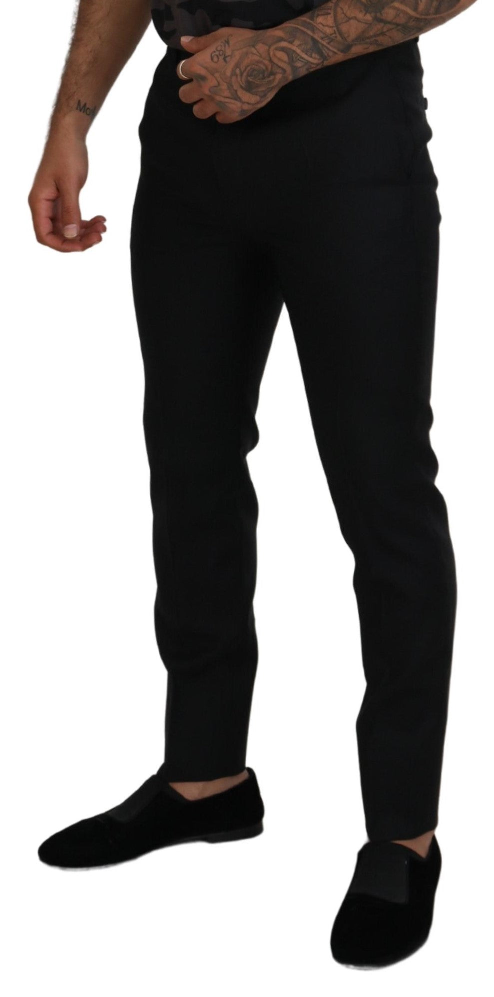 Dsquared² Back Virgin Wool Slim Fit Men Formal Pants by Dsquared²