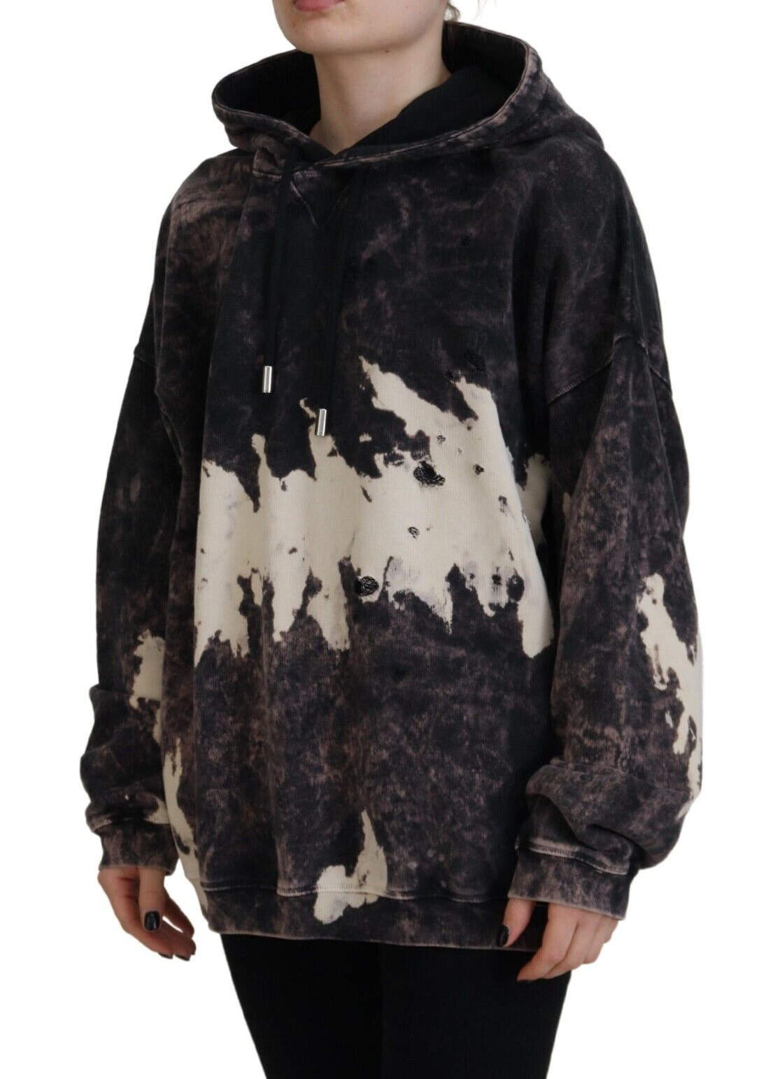 Dsquared² Multicolor Dye Cotton Hoodie Sweatshirt Sweater by Dsquared²