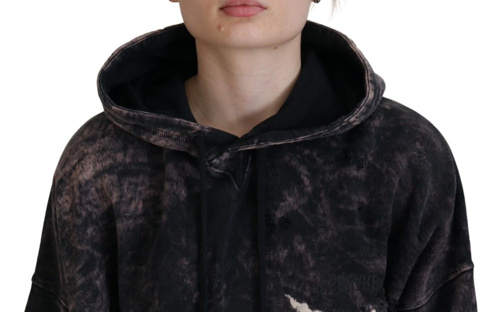 Dsquared² Multicolor Dye Cotton Hoodie Sweatshirt Sweater by Dsquared²