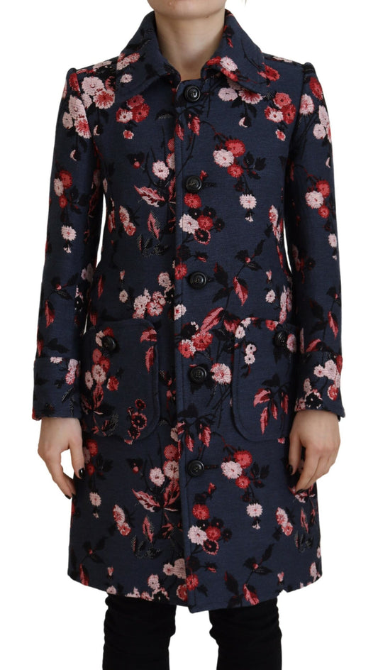 Veste blazer longue imprimée multicolore Dsquared² pour femme