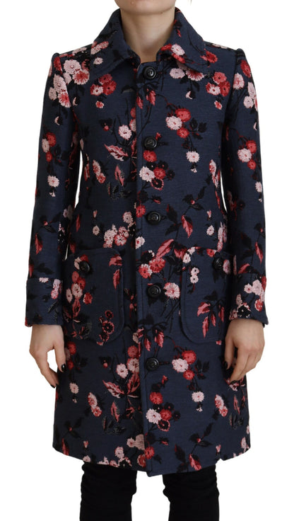 Veste blazer longue imprimée multicolore Dsquared² pour femme