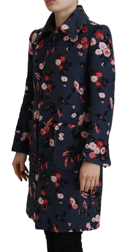 Veste blazer longue imprimée multicolore Dsquared² pour femme