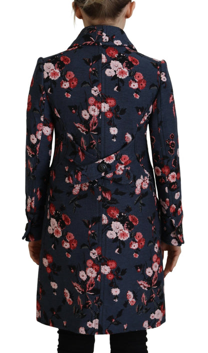 Veste blazer longue imprimée multicolore Dsquared² pour femme