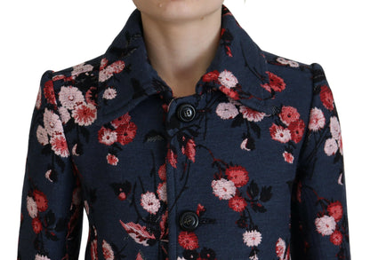Veste blazer longue imprimée multicolore Dsquared² pour femme
