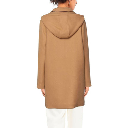 Manteau en laine marron Love Moschino pour femme