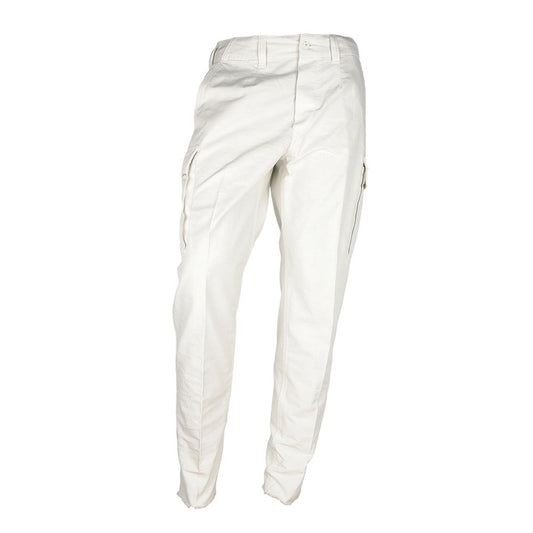Pantalon Don The Fuller en coton blanc pour homme