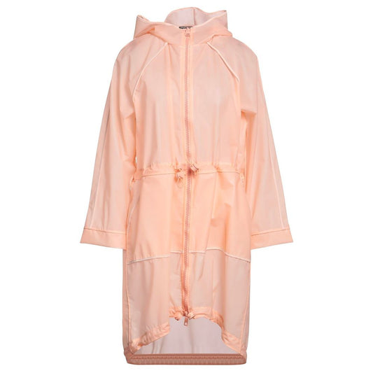 Veste imperméable longue rose poudré Elisabetta Franchi