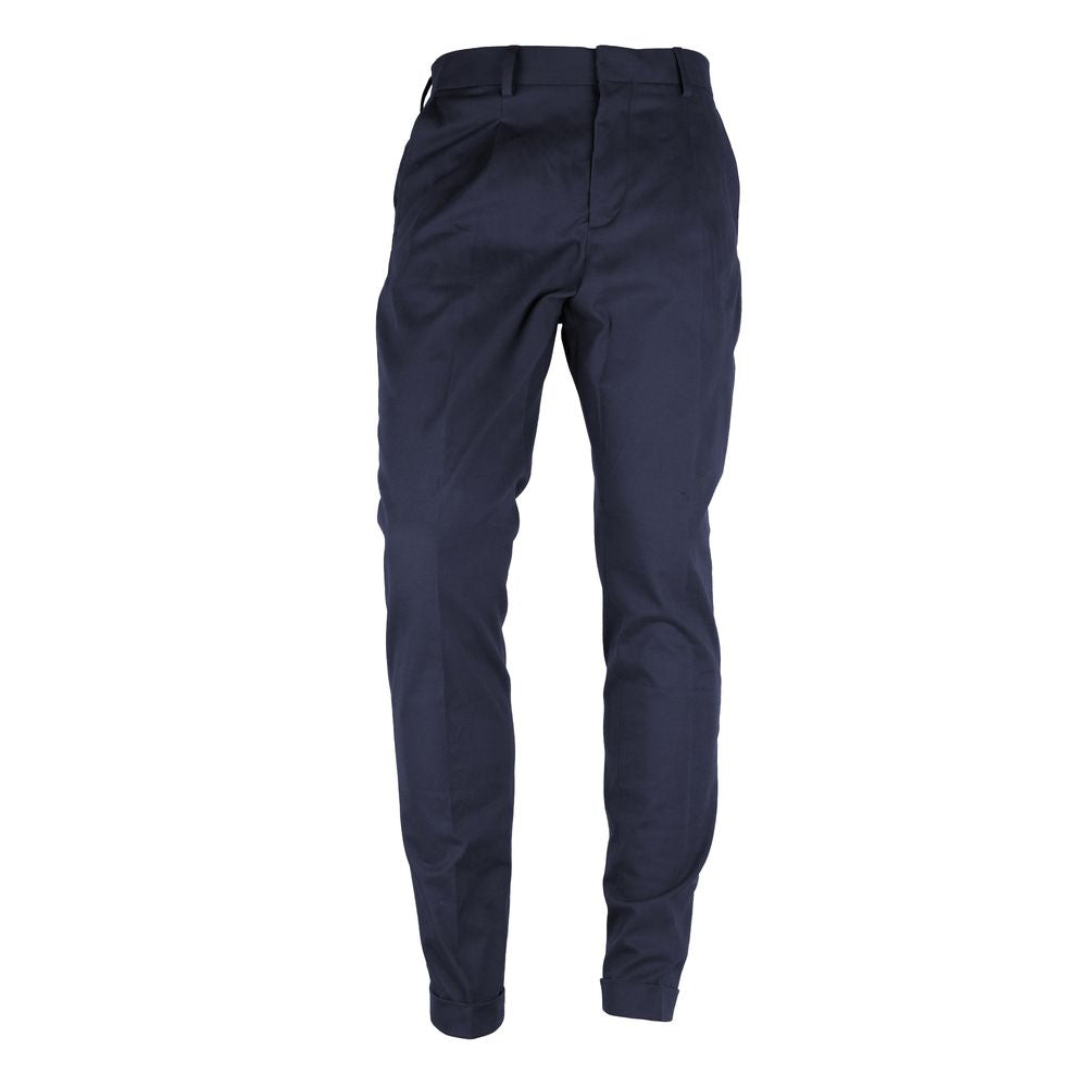 Made in Italy Blue Wool Men's Trousers by Made in Italy