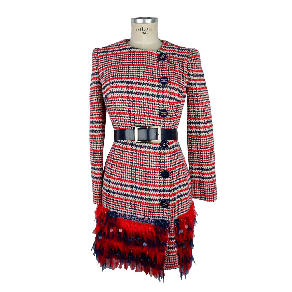 Elisabetta Franchi Red Cotton Women Dress by Elisabetta Franchi
