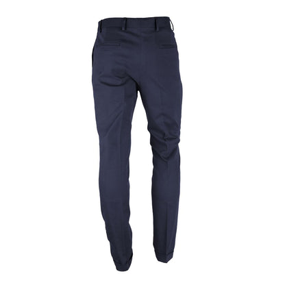 Made in Italy Blue Wool Men's Trousers by Made in Italy