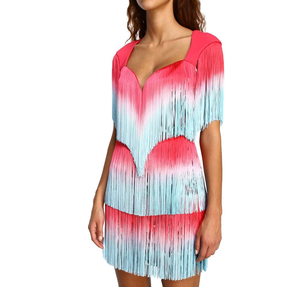 Elisabetta Franchi Pink Polyester Women Dress by Elisabetta Franchi