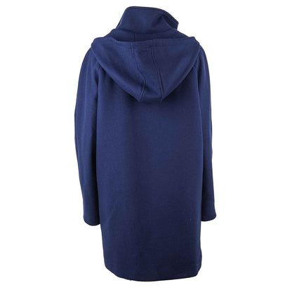 Manteau en laine bleu Love Moschino pour femme