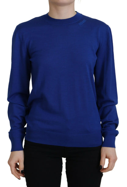 Dsquared² Blue Long Sleeve Crew Neck Casual Sweater by Dsquared²