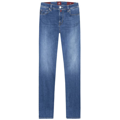 Tramarossa Blue Cotton Men's Jeans by Tramarossa