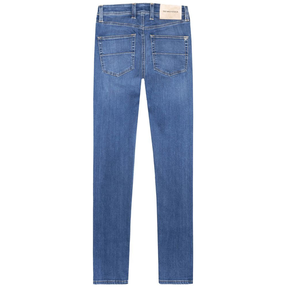 Tramarossa Blue Cotton Men's Jeans by Tramarossa
