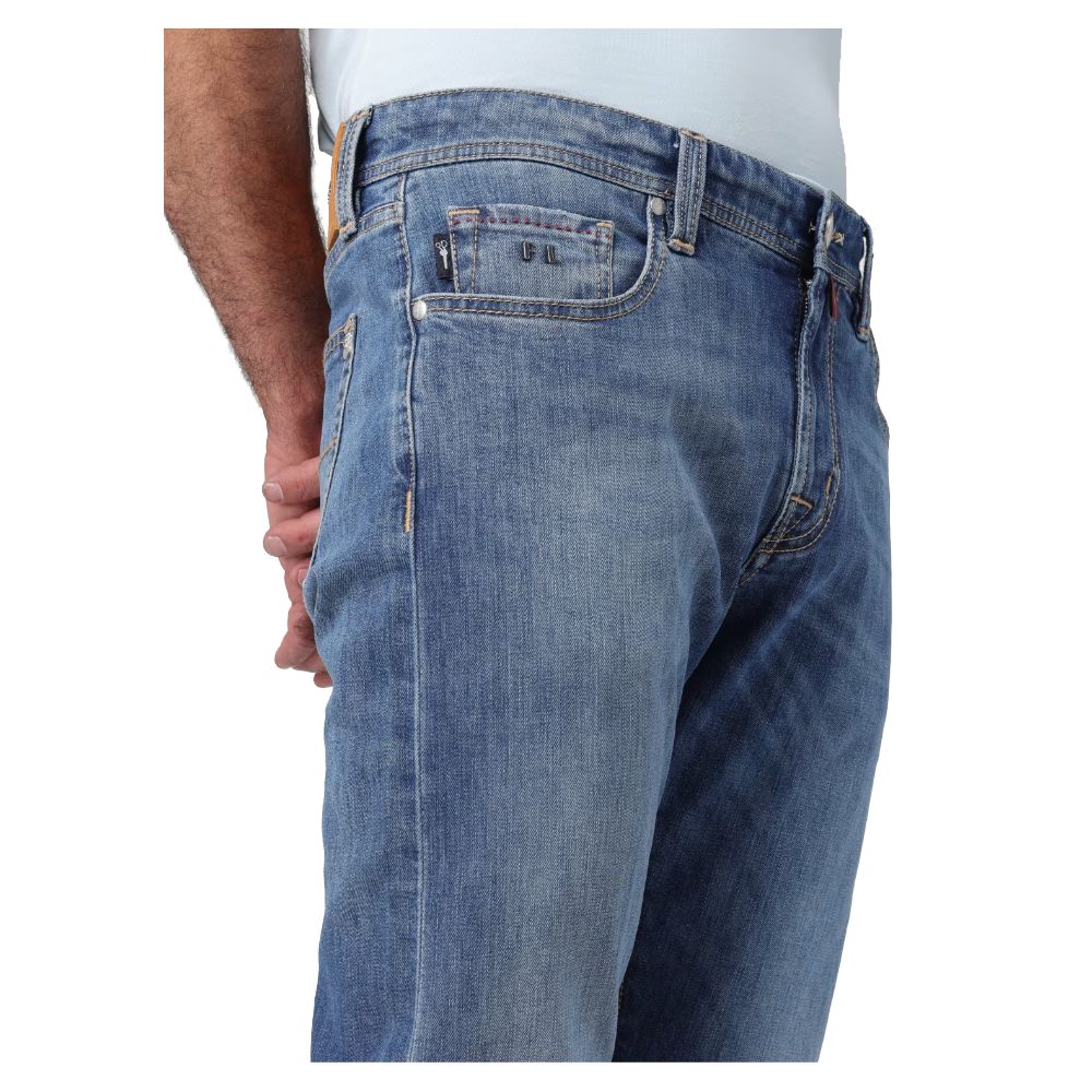Tramarossa Blue Cotton Men's Jeans by Tramarossa