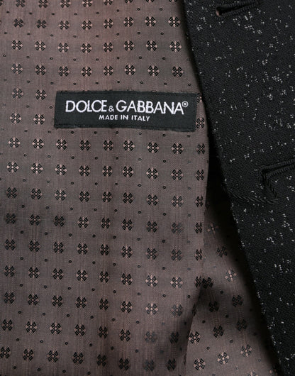 Dolce &amp; Gabbana Robe gilet en soie noir et marron
