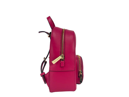 Sac à dos Michael Kors Jaycee Mini XS en cuir grainé avec poche zippée
