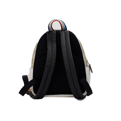 Sac à dos à bandoulière COACH Mini Court Signature Motif Poire, sac à dos, sac à dos, couleur caramel craie