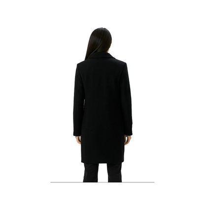 Vestes et manteaux en laine noire Love Moschino