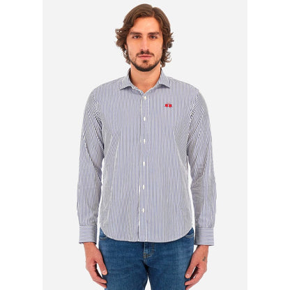 La Martina White Cotton Shirt by La Martina